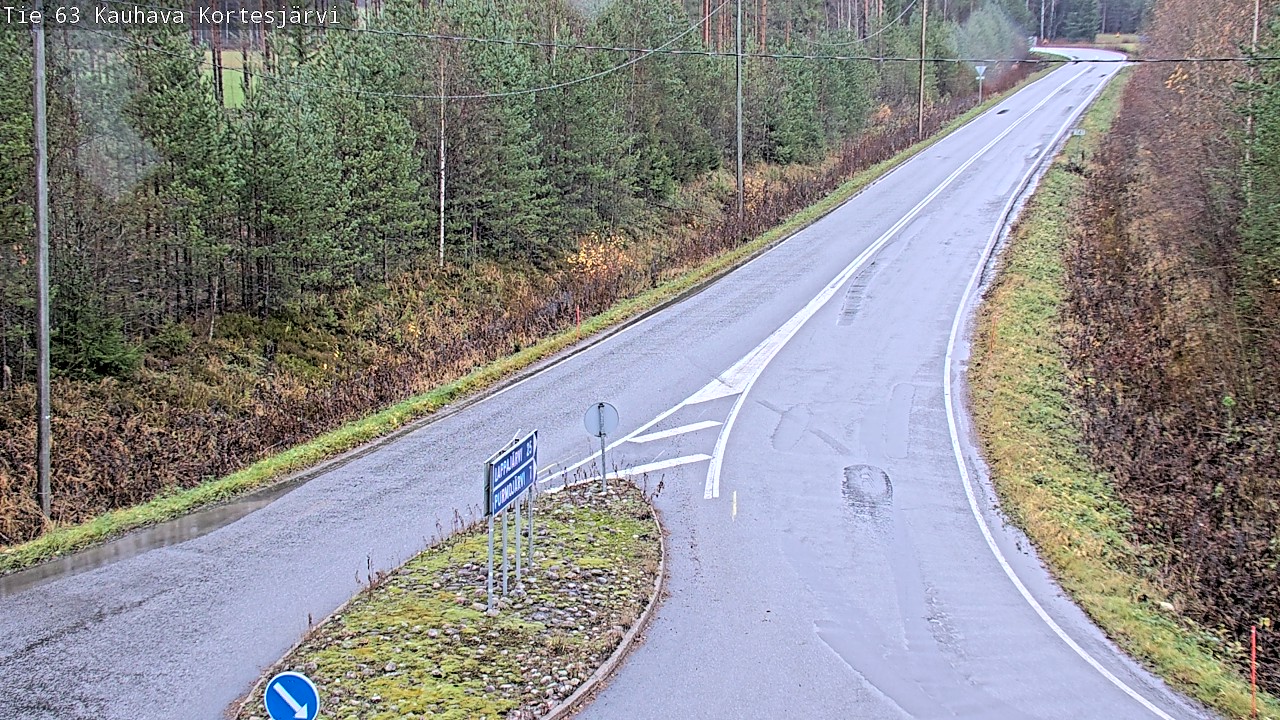 Weather Camera Image Road 63 Kauhava Kortesjärvi, Kauhava, Etelä-Pohjanmaa