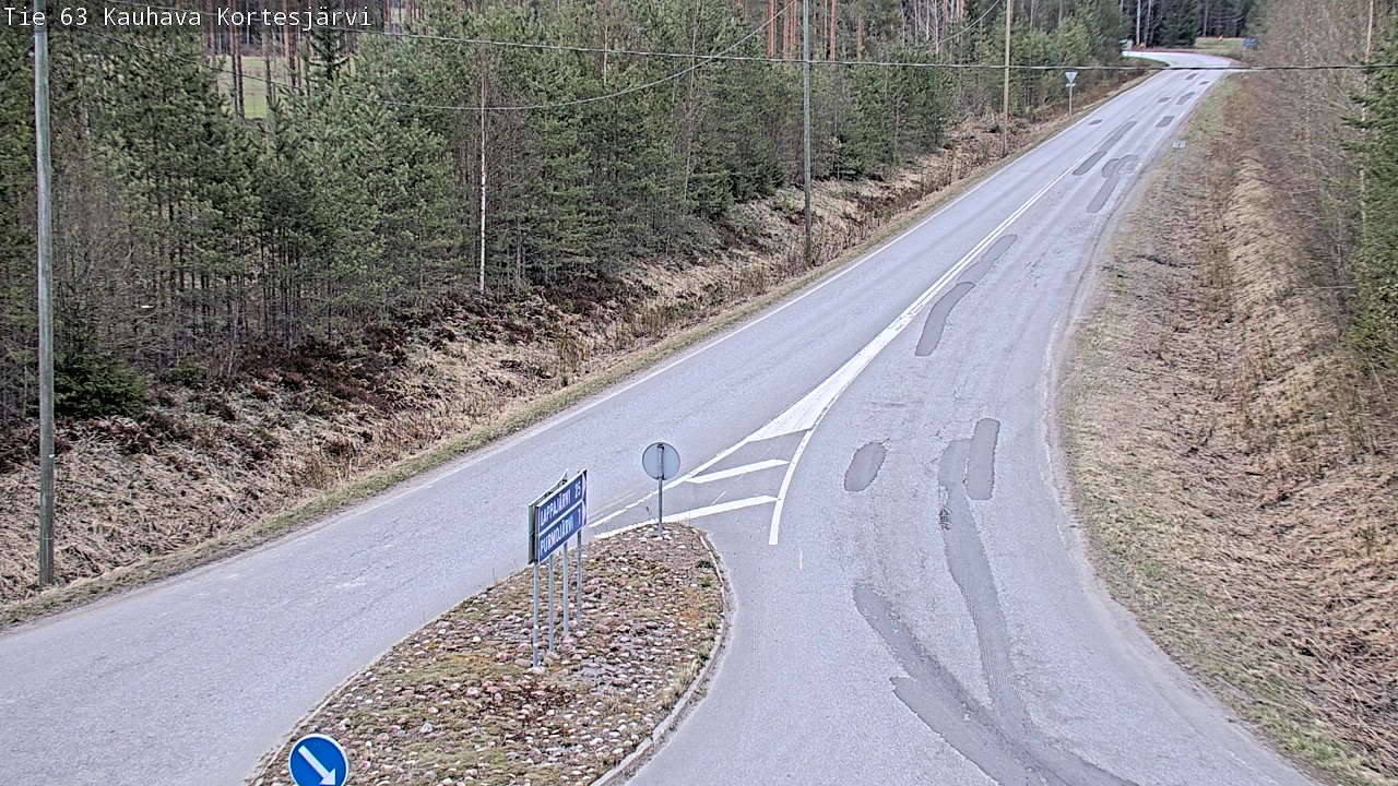 Weather Camera Image Road 63 Kauhava Kortesjärvi, Kauhava, Etelä-Pohjanmaa