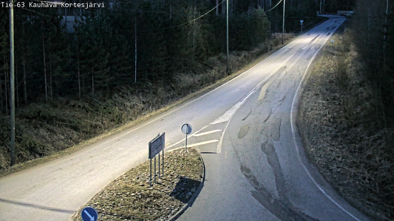 Weather Camera Image Road 63 Kauhava Kortesjärvi, Kauhava, Etelä-Pohjanmaa