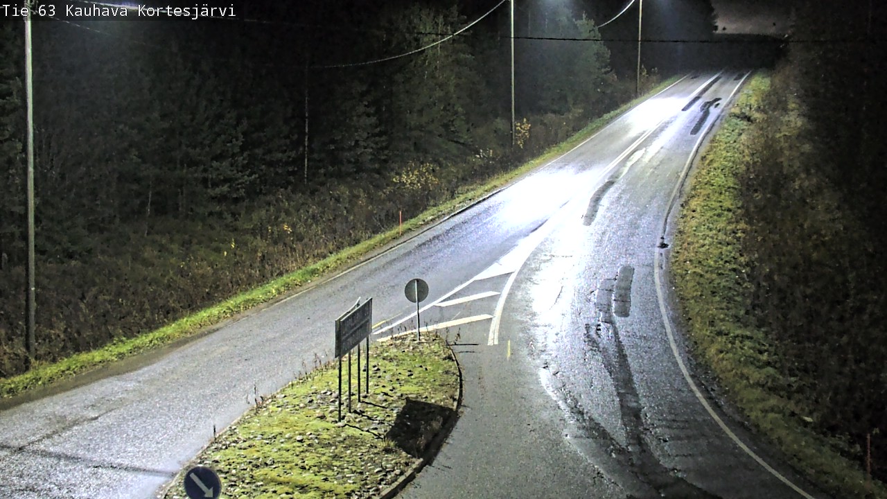 Weather Camera Image Road 63 Kauhava Kortesjärvi, Kauhava, Etelä-Pohjanmaa