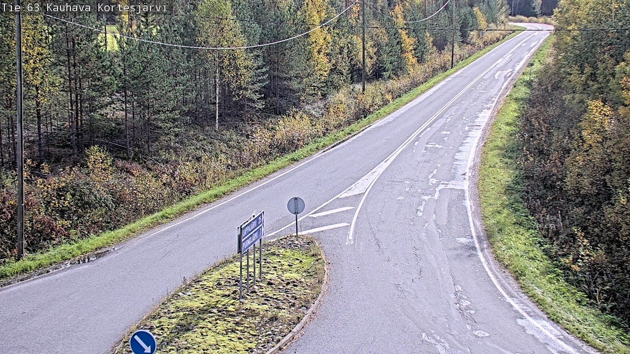Weather Camera Image Road 63 Kauhava Kortesjärvi, Kauhava, Etelä-Pohjanmaa