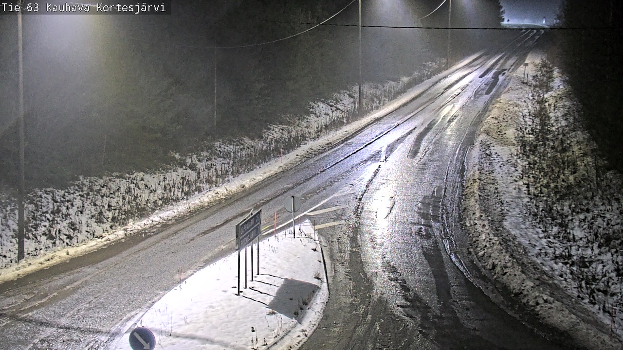Weather Camera Image Road 63 Kauhava Kortesjärvi, Kauhava, Etelä-Pohjanmaa