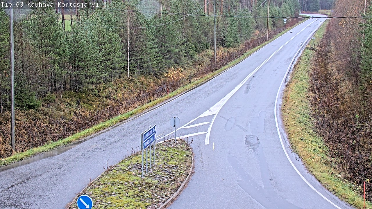 Weather Camera Image Road 63 Kauhava Kortesjärvi, Kauhava, Etelä-Pohjanmaa