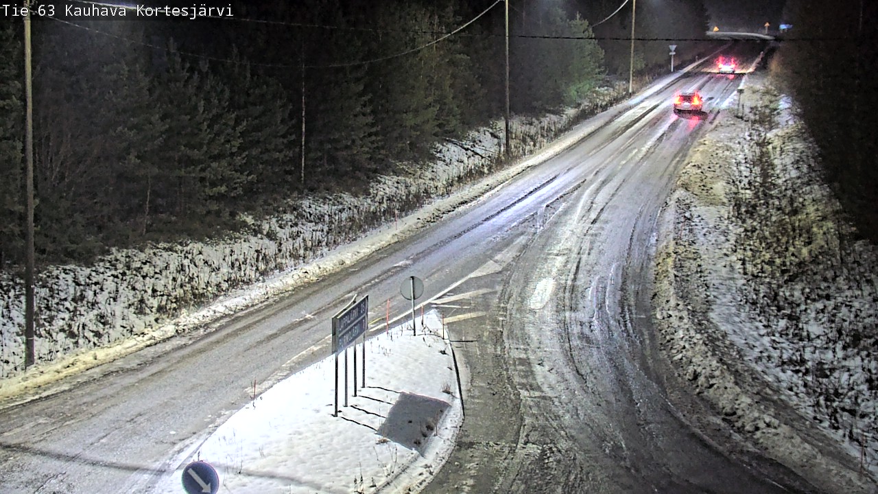 Weather Camera Image Road 63 Kauhava Kortesjärvi, Kauhava, Etelä-Pohjanmaa