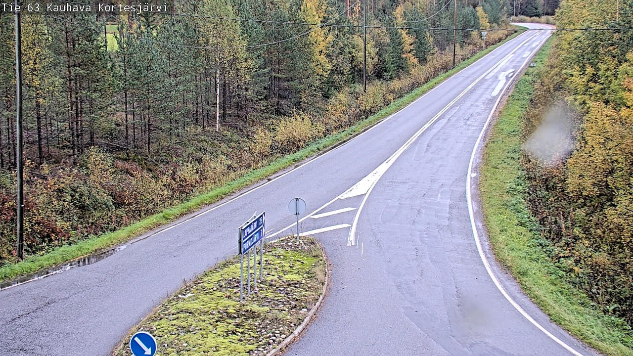 Weather Camera Image Road 63 Kauhava Kortesjärvi, Kauhava, Etelä-Pohjanmaa