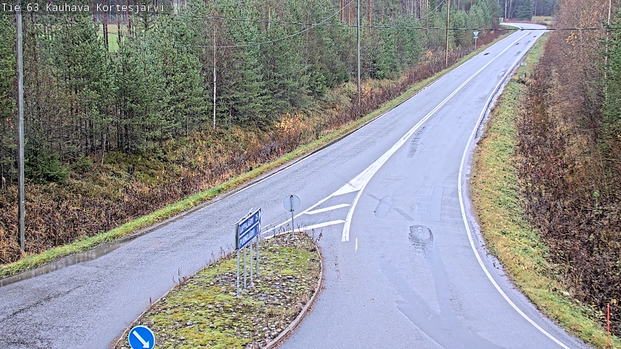 Weather Camera Image Road 63 Kauhava Kortesjärvi, Kauhava, Etelä-Pohjanmaa