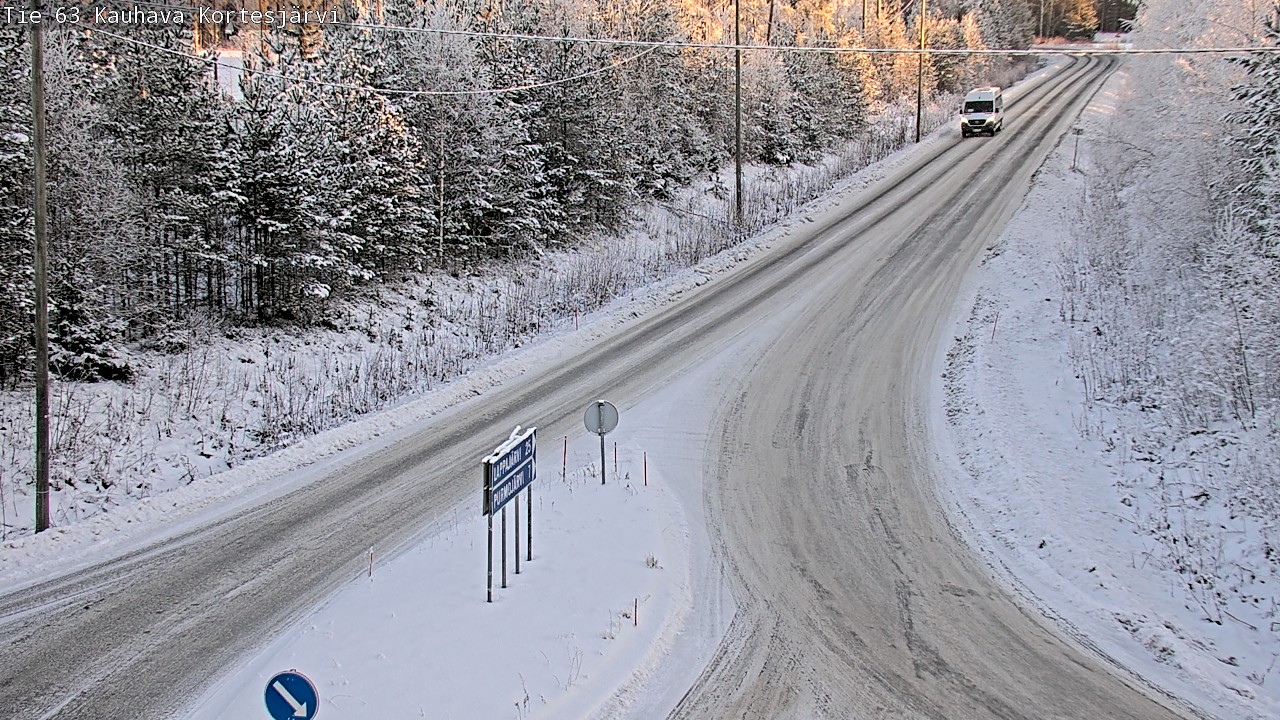 Weather Camera Image Road 63 Kauhava Kortesjärvi, Kauhava, Etelä-Pohjanmaa