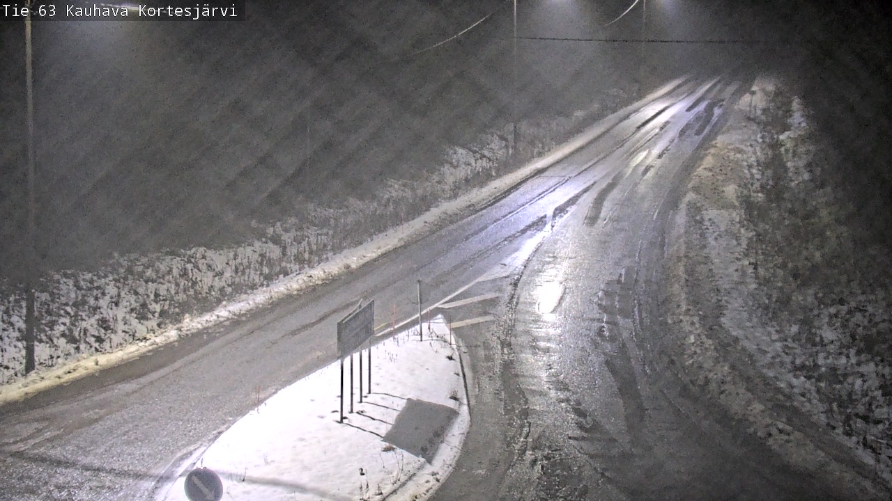 Weather Camera Image Road 63 Kauhava Kortesjärvi, Kauhava, Etelä-Pohjanmaa