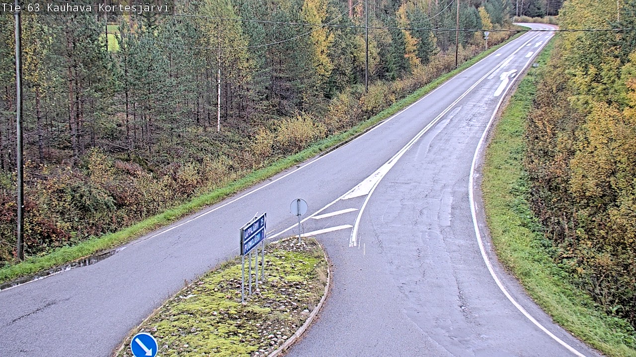 Weather Camera Image Road 63 Kauhava Kortesjärvi, Kauhava, Etelä-Pohjanmaa