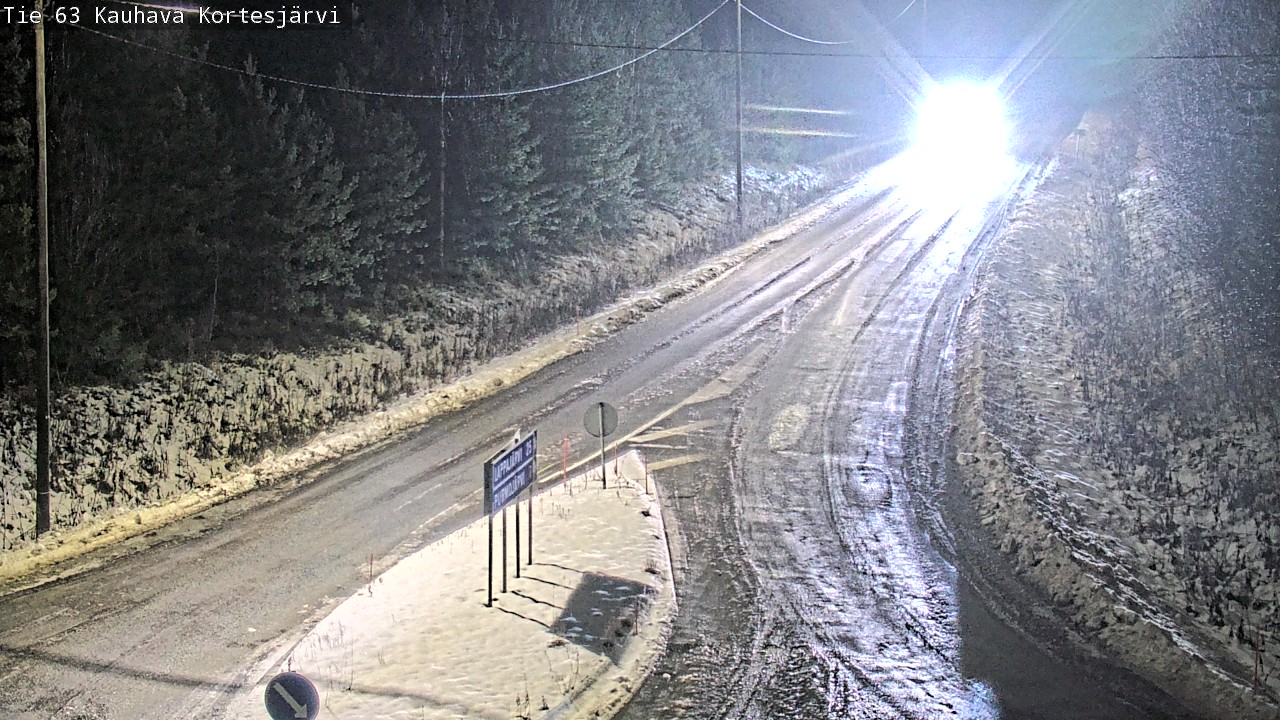 Weather Camera Image Road 63 Kauhava Kortesjärvi, Kauhava, Etelä-Pohjanmaa