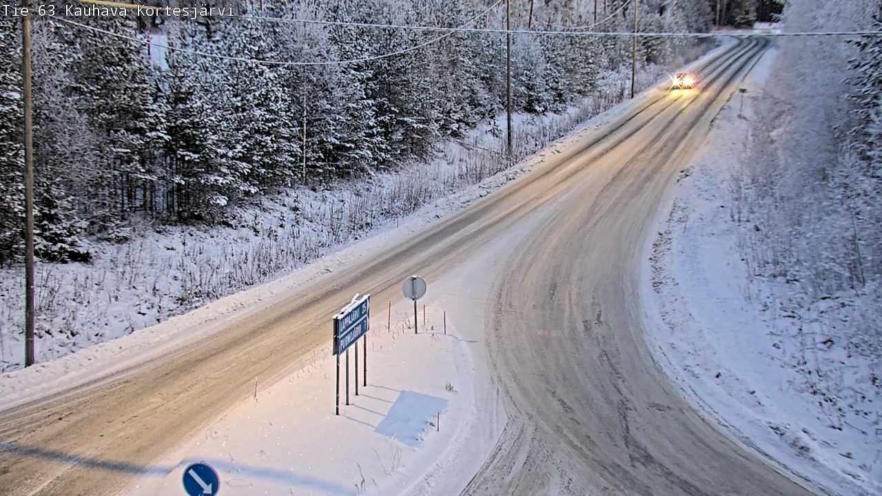 Weather Camera Image Road 63 Kauhava Kortesjärvi, Kauhava, Etelä-Pohjanmaa