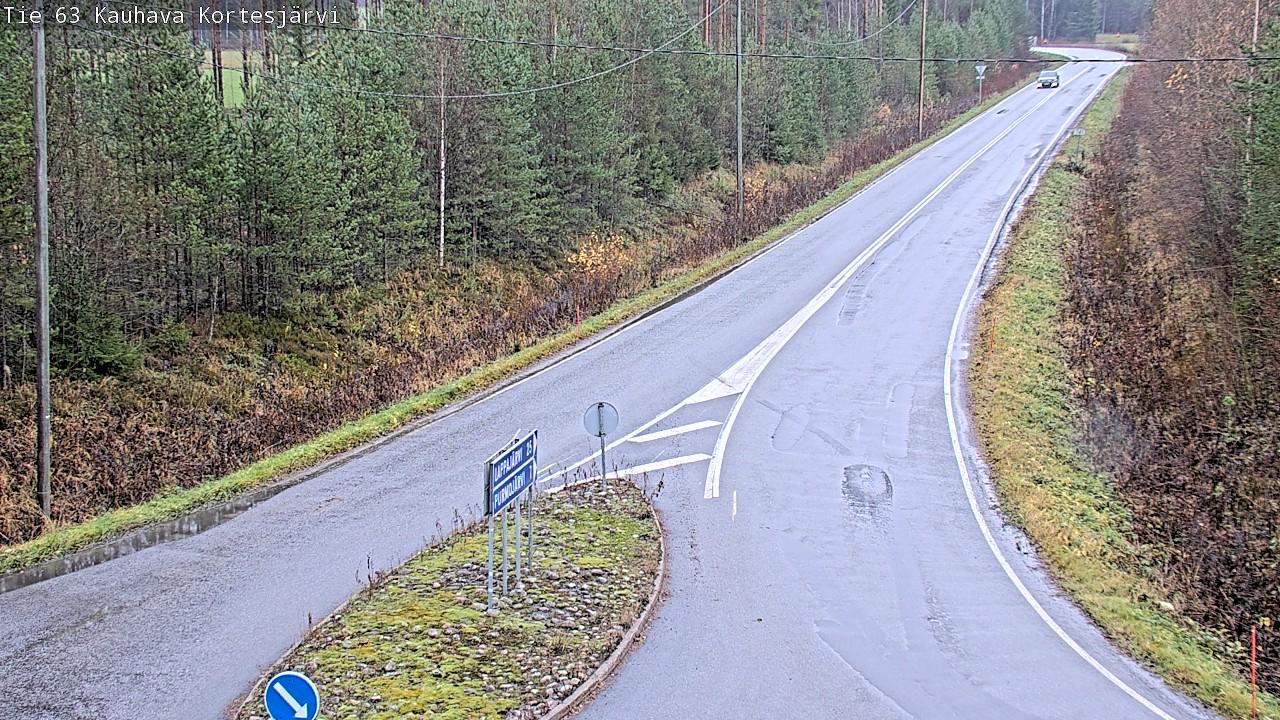 Weather Camera Image Road 63 Kauhava Kortesjärvi, Kauhava, Etelä-Pohjanmaa