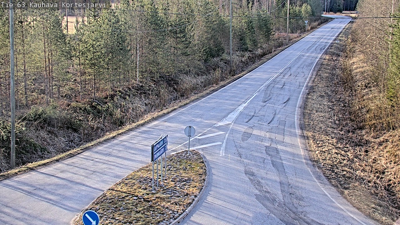 Weather Camera Image Road 63 Kauhava Kortesjärvi, Kauhava, Etelä-Pohjanmaa