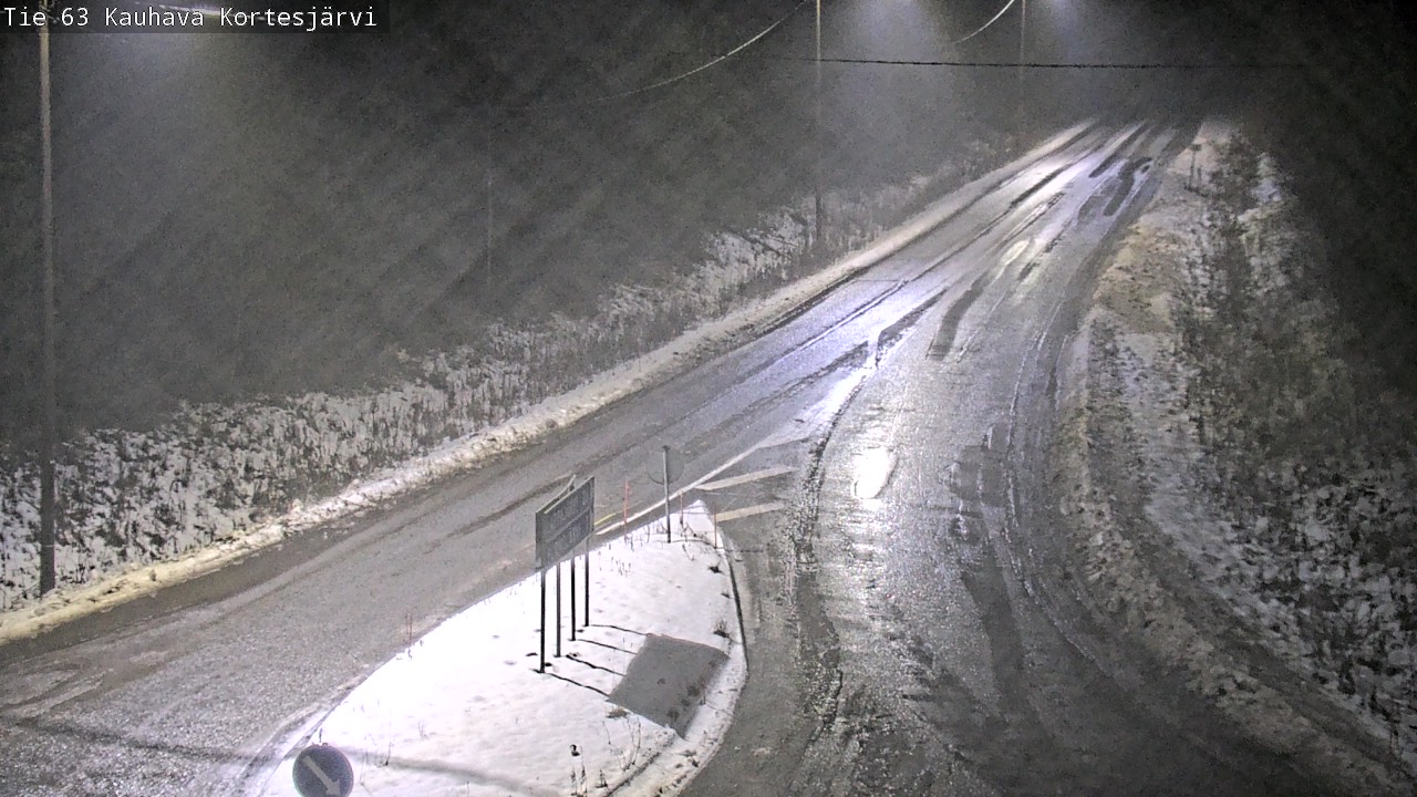 Weather Camera Image Road 63 Kauhava Kortesjärvi, Kauhava, Etelä-Pohjanmaa
