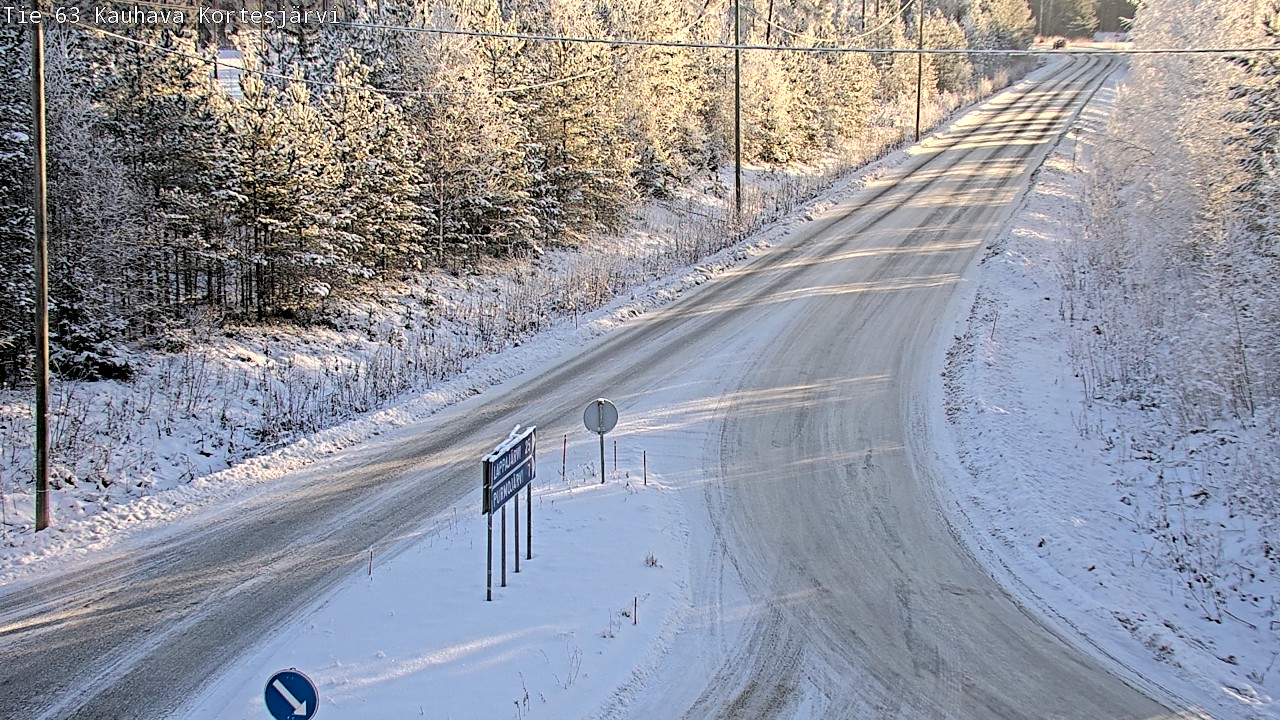 Weather Camera Image Road 63 Kauhava Kortesjärvi, Kauhava, Etelä-Pohjanmaa