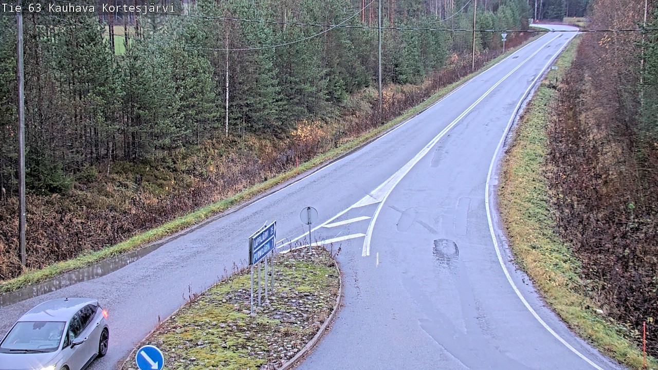 Weather Camera Image Road 63 Kauhava Kortesjärvi, Kauhava, Etelä-Pohjanmaa