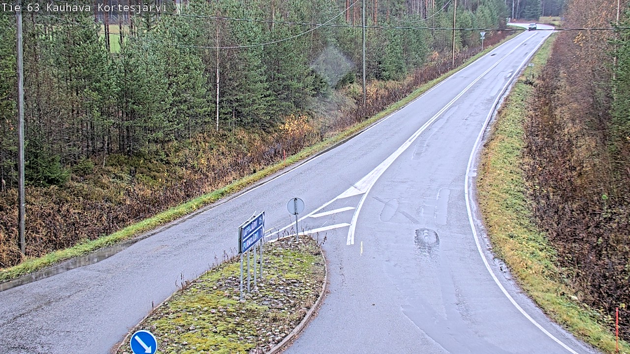 Weather Camera Image Road 63 Kauhava Kortesjärvi, Kauhava, Etelä-Pohjanmaa