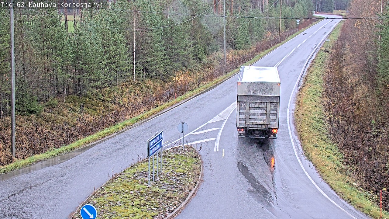 Weather Camera Image Road 63 Kauhava Kortesjärvi, Kauhava, Etelä-Pohjanmaa