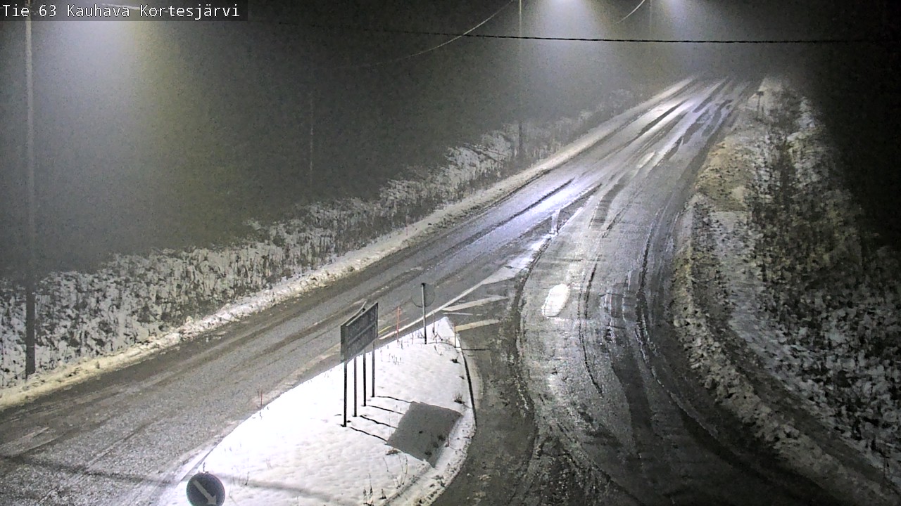 Weather Camera Image Road 63 Kauhava Kortesjärvi, Kauhava, Etelä-Pohjanmaa