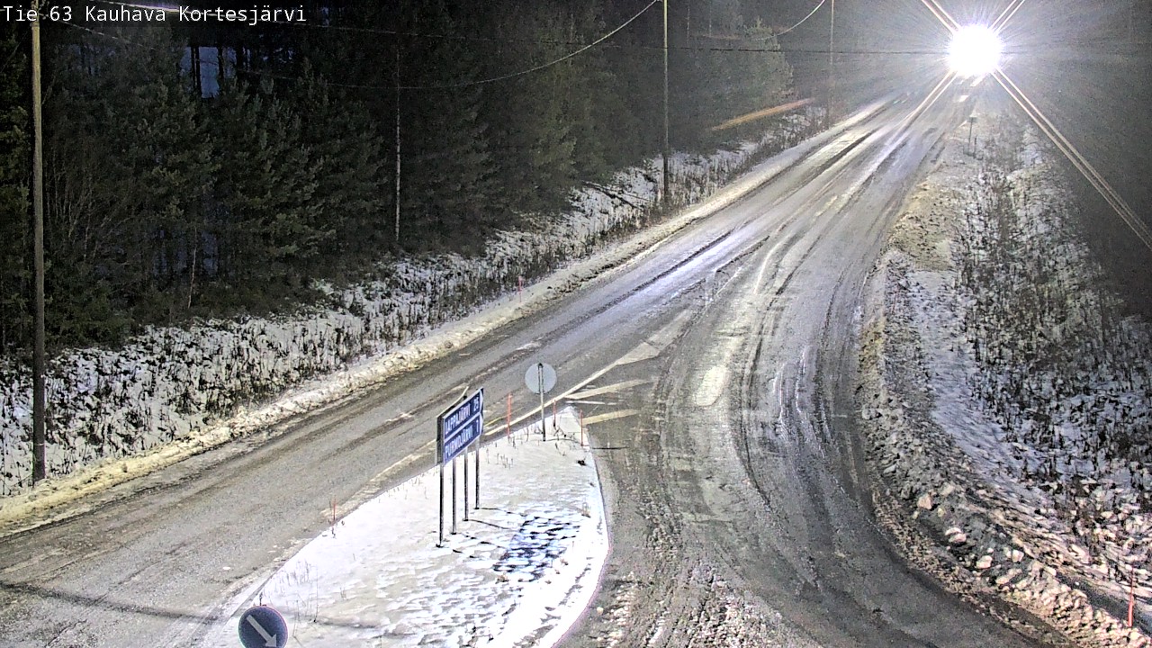 Weather Camera Image Road 63 Kauhava Kortesjärvi, Kauhava, Etelä-Pohjanmaa