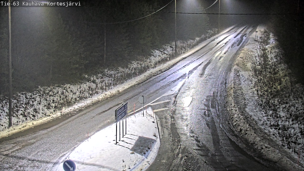 Weather Camera Image Road 63 Kauhava Kortesjärvi, Kauhava, Etelä-Pohjanmaa