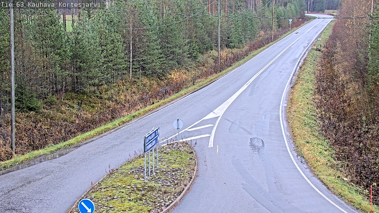Weather Camera Image Road 63 Kauhava Kortesjärvi, Kauhava, Etelä-Pohjanmaa