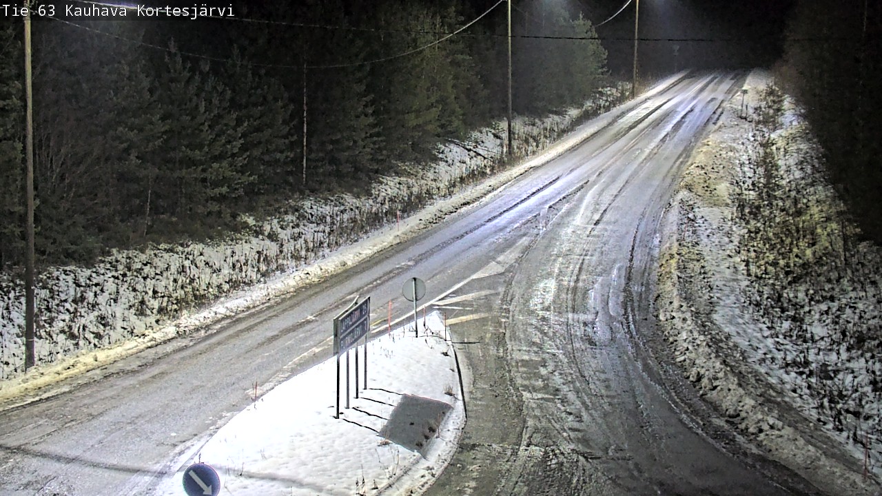 Weather Camera Image Road 63 Kauhava Kortesjärvi, Kauhava, Etelä-Pohjanmaa