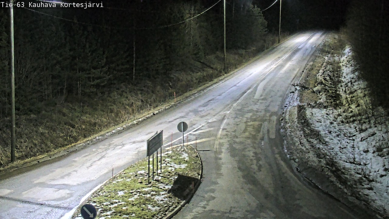 Weather Camera Image Väg 63 Kauhava Kortesjärvi, Kauhava, Etelä-Pohjanmaa