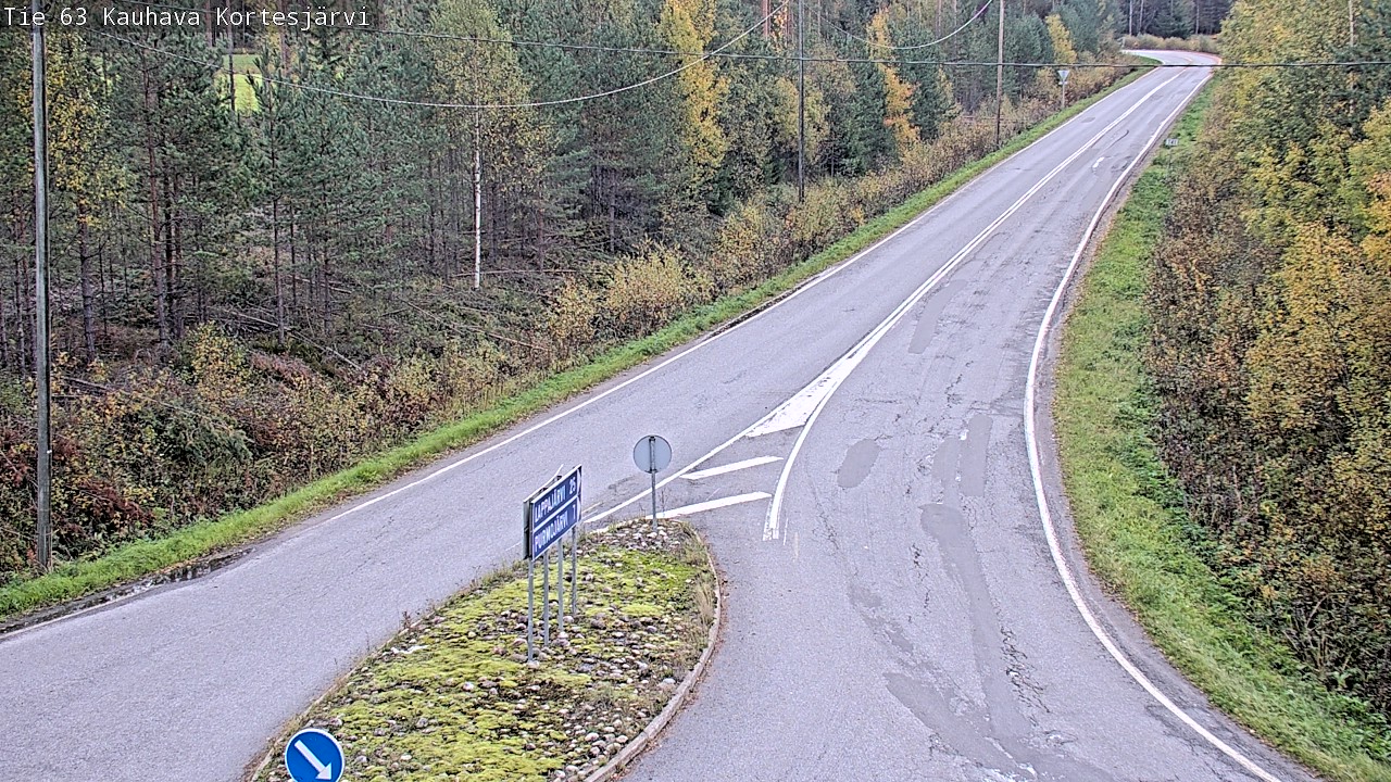 Weather Camera Image Road 63 Kauhava Kortesjärvi, Kauhava, Etelä-Pohjanmaa