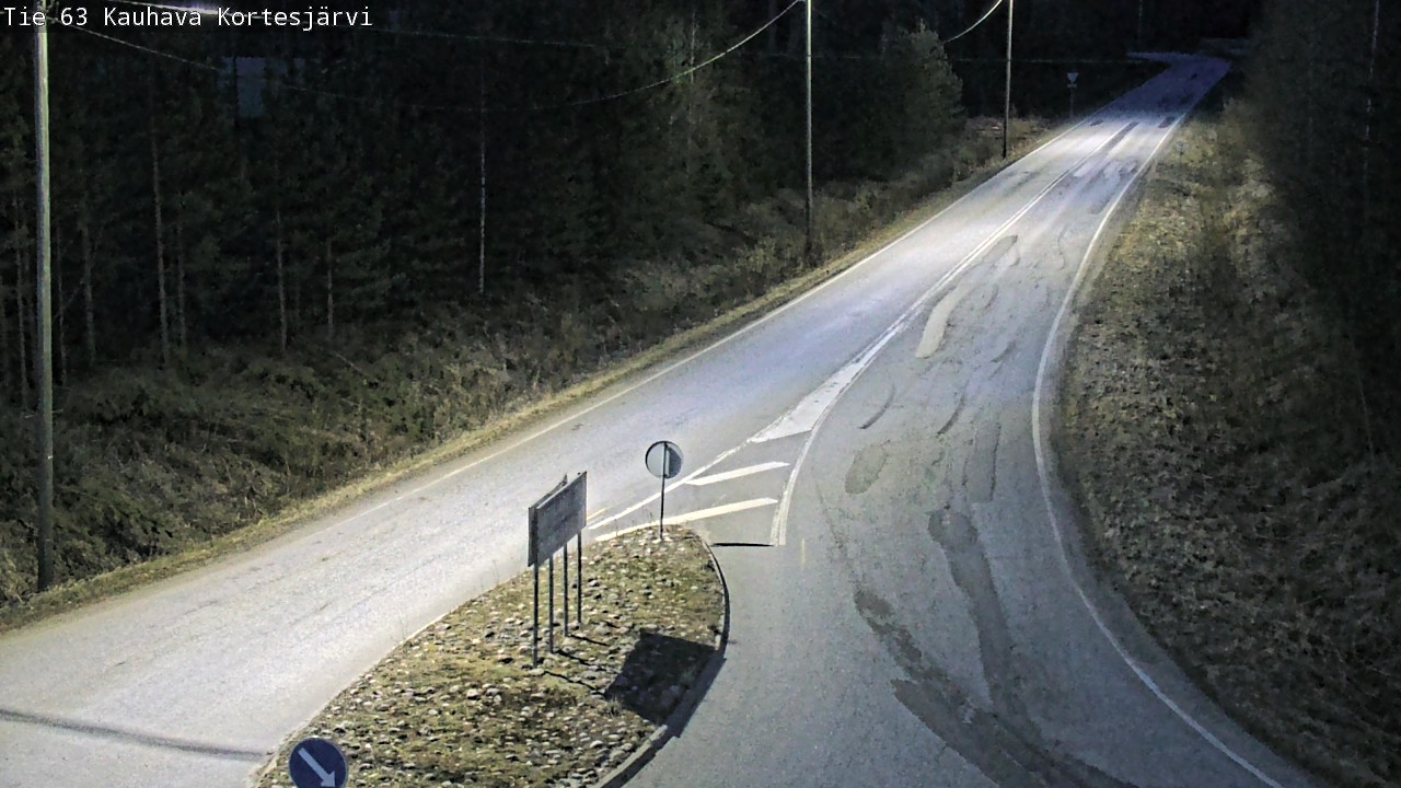 Weather Camera Image Road 63 Kauhava Kortesjärvi, Kauhava, Etelä-Pohjanmaa