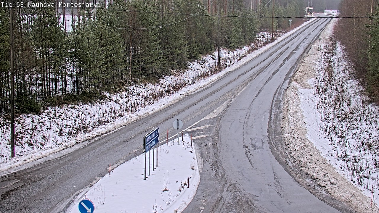 Weather Camera Image Road 63 Kauhava Kortesjärvi, Kauhava, Etelä-Pohjanmaa