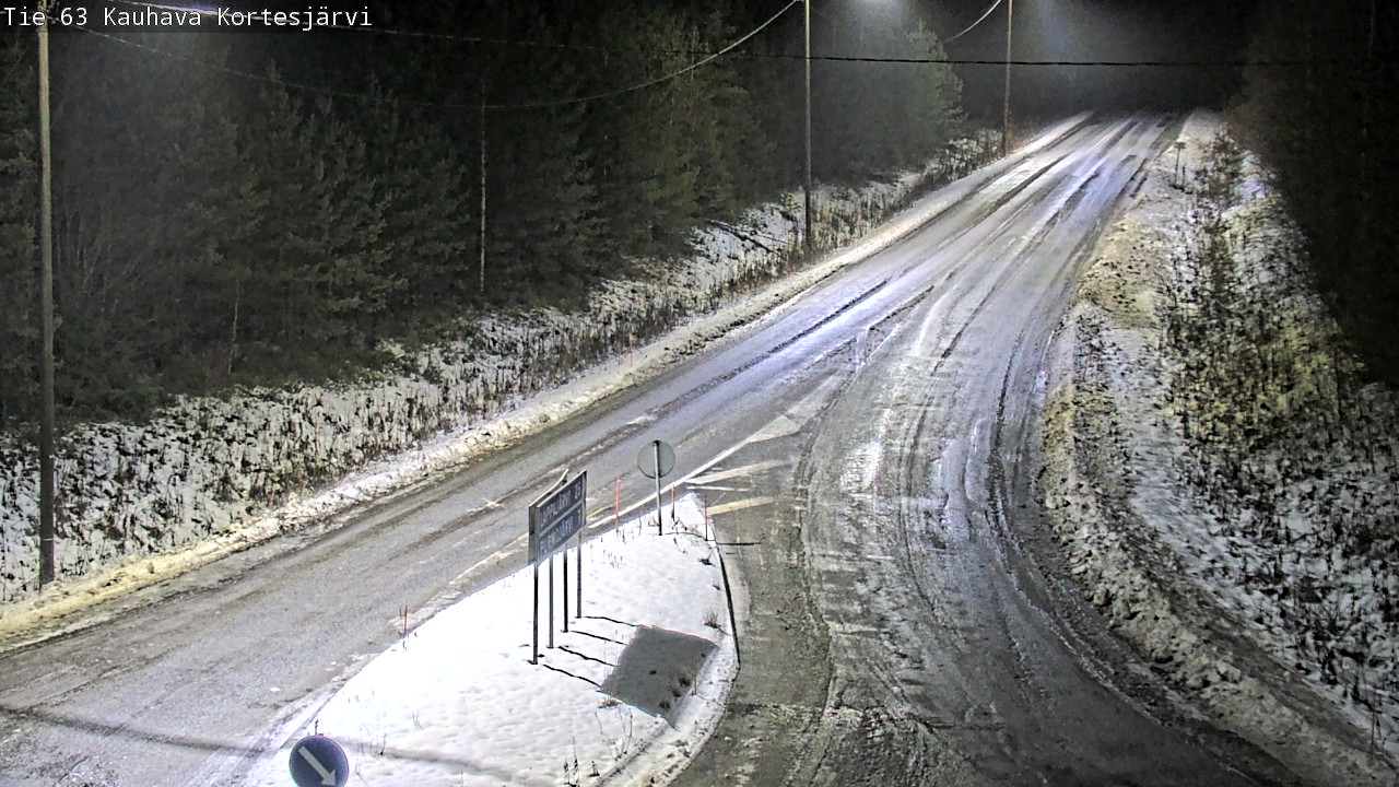 Weather Camera Image Road 63 Kauhava Kortesjärvi, Kauhava, Etelä-Pohjanmaa