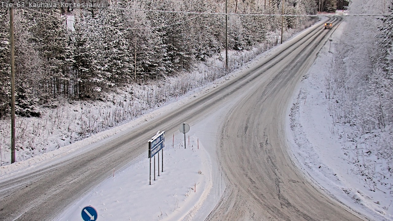 Weather Camera Image Road 63 Kauhava Kortesjärvi, Kauhava, Etelä-Pohjanmaa