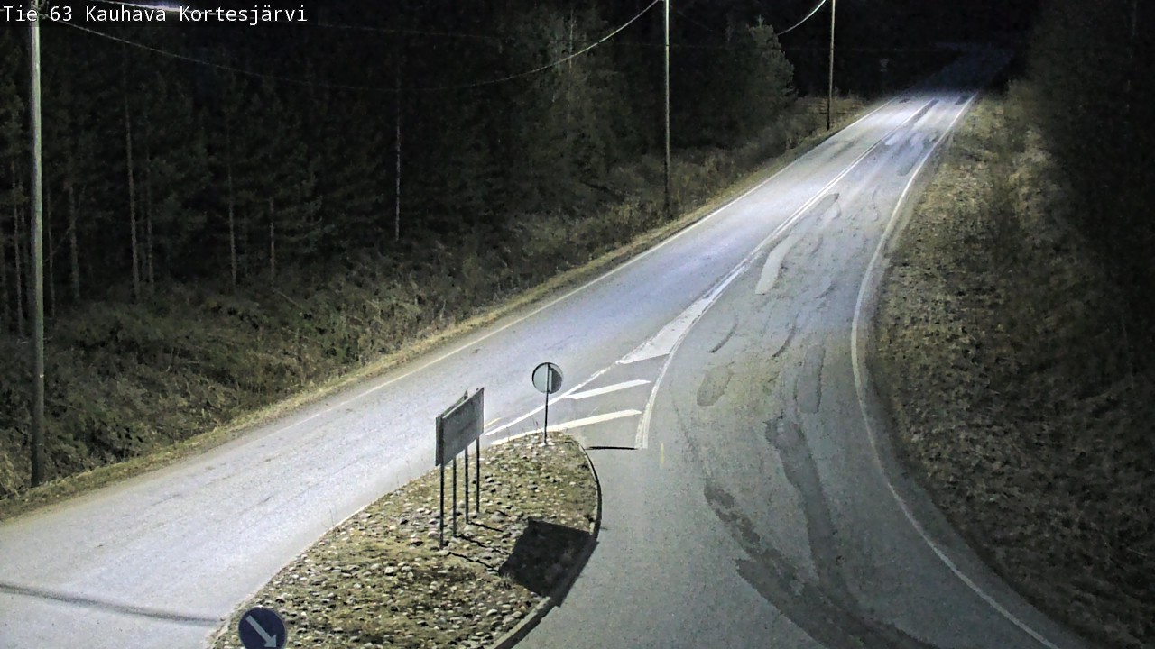 Weather Camera Image Road 63 Kauhava Kortesjärvi, Kauhava, Etelä-Pohjanmaa