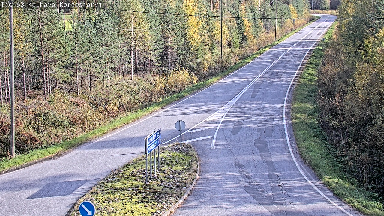 Weather Camera Image Road 63 Kauhava Kortesjärvi, Kauhava, Etelä-Pohjanmaa