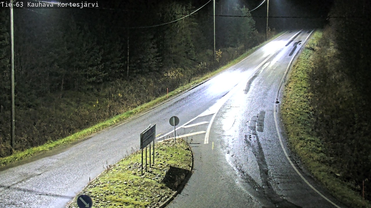 Weather Camera Image Road 63 Kauhava Kortesjärvi, Kauhava, Etelä-Pohjanmaa