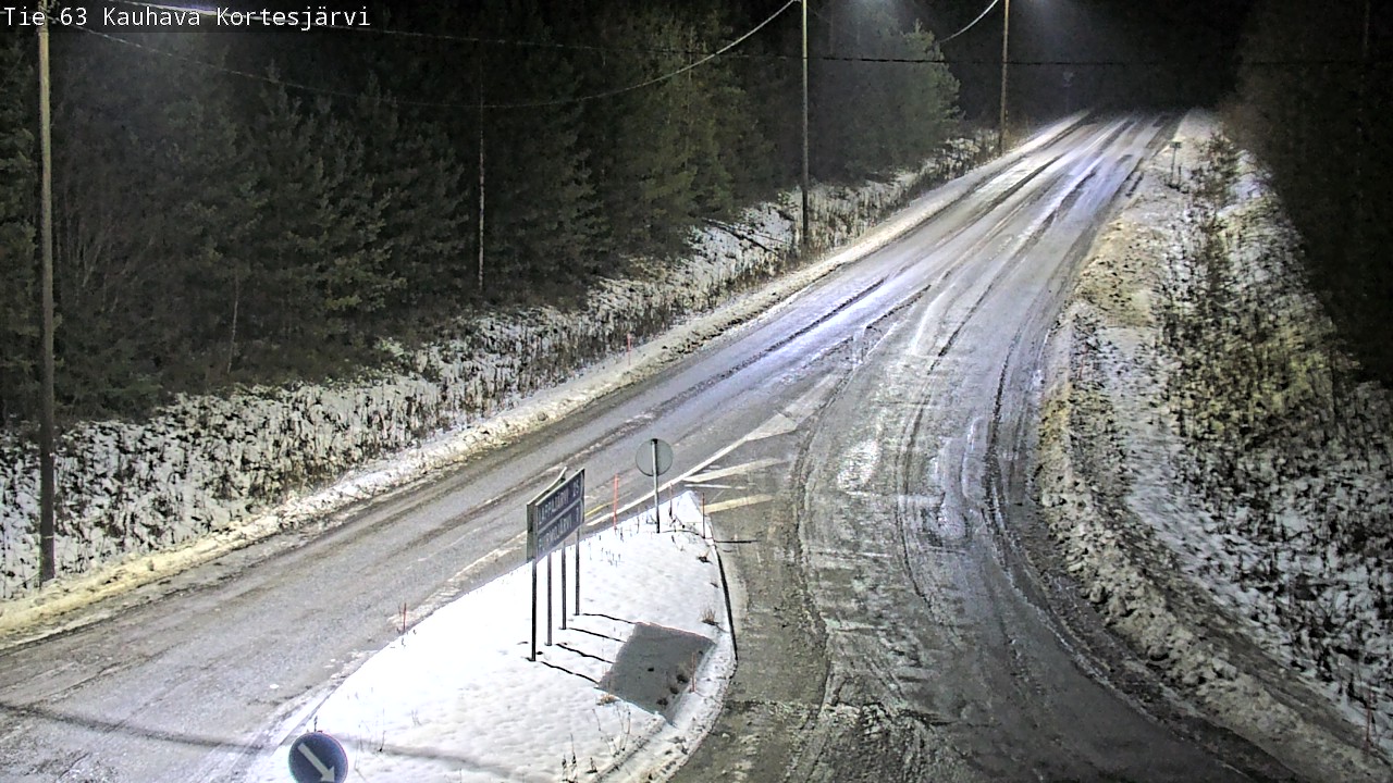 Weather Camera Image Road 63 Kauhava Kortesjärvi, Kauhava, Etelä-Pohjanmaa