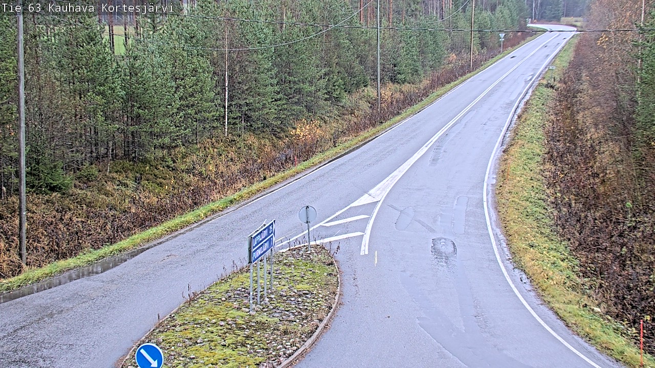Weather Camera Image Road 63 Kauhava Kortesjärvi, Kauhava, Etelä-Pohjanmaa
