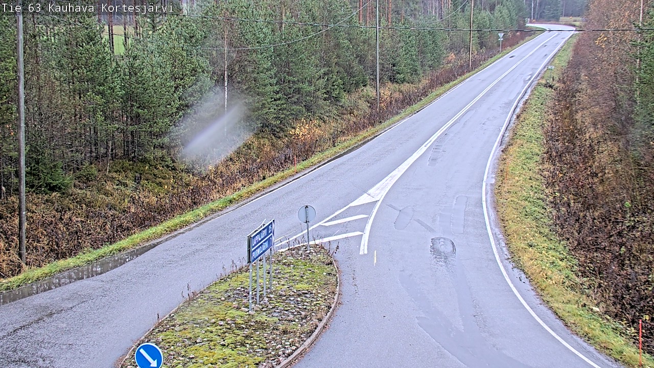 Weather Camera Image Road 63 Kauhava Kortesjärvi, Kauhava, Etelä-Pohjanmaa