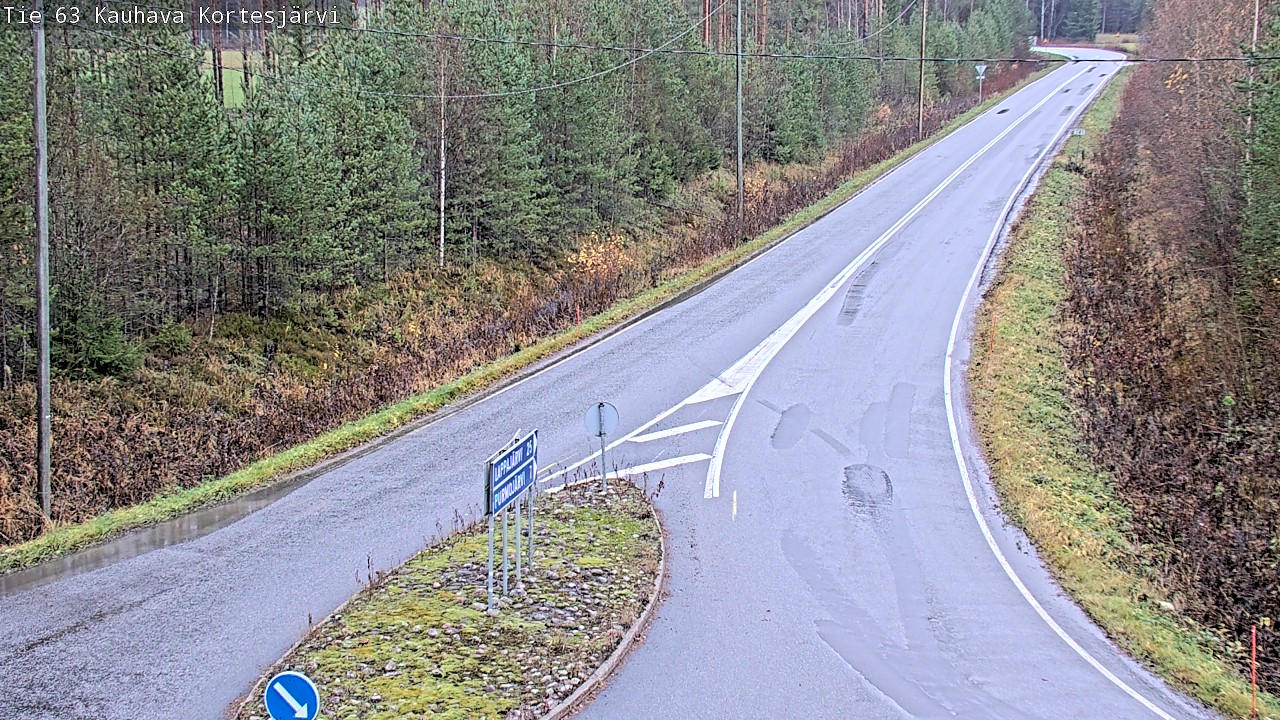 Weather Camera Image Road 63 Kauhava Kortesjärvi, Kauhava, Etelä-Pohjanmaa