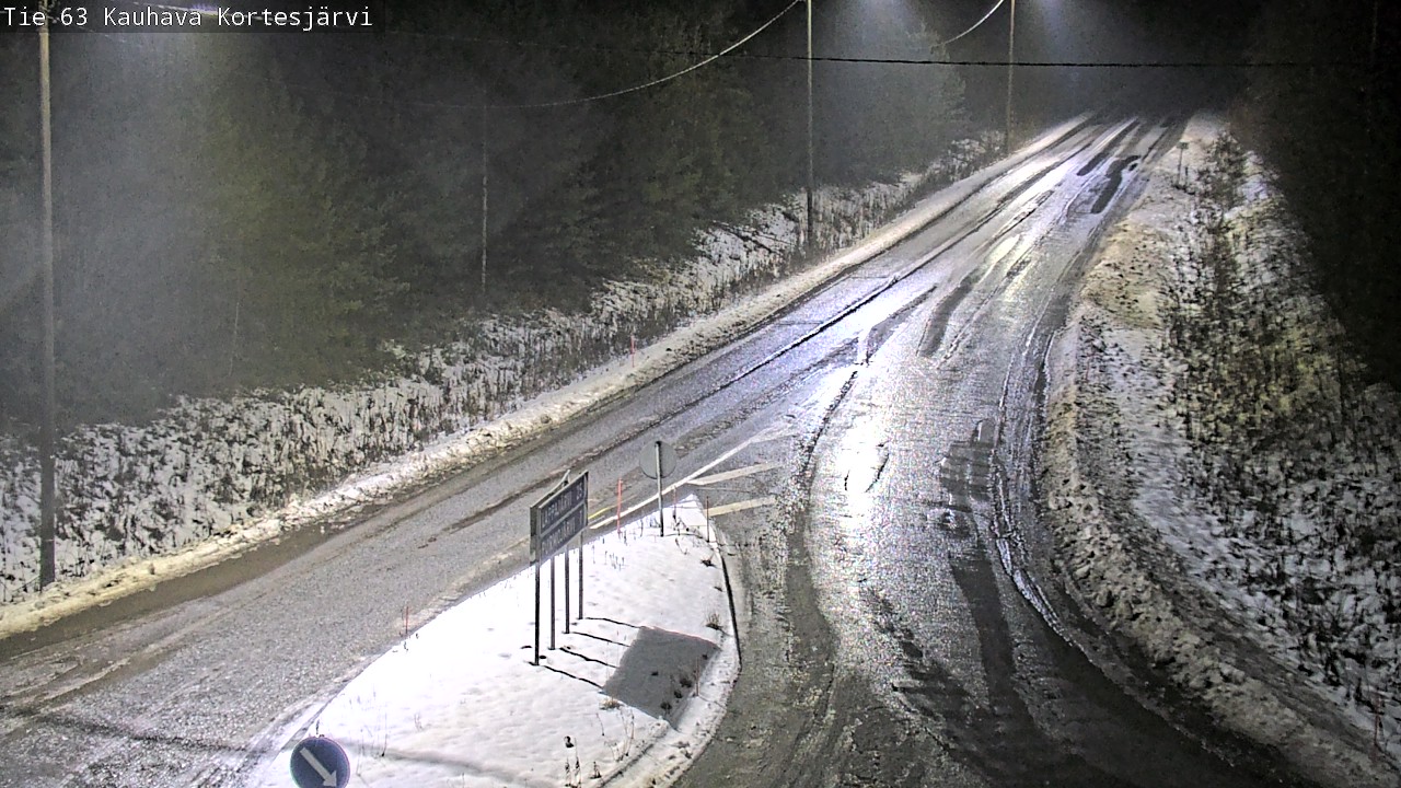 Weather Camera Image Road 63 Kauhava Kortesjärvi, Kauhava, Etelä-Pohjanmaa