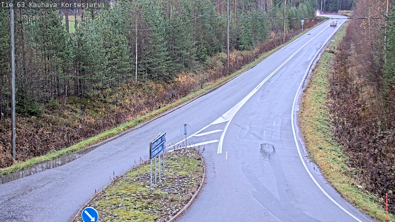 Weather Camera Image Road 63 Kauhava Kortesjärvi, Kauhava, Etelä-Pohjanmaa