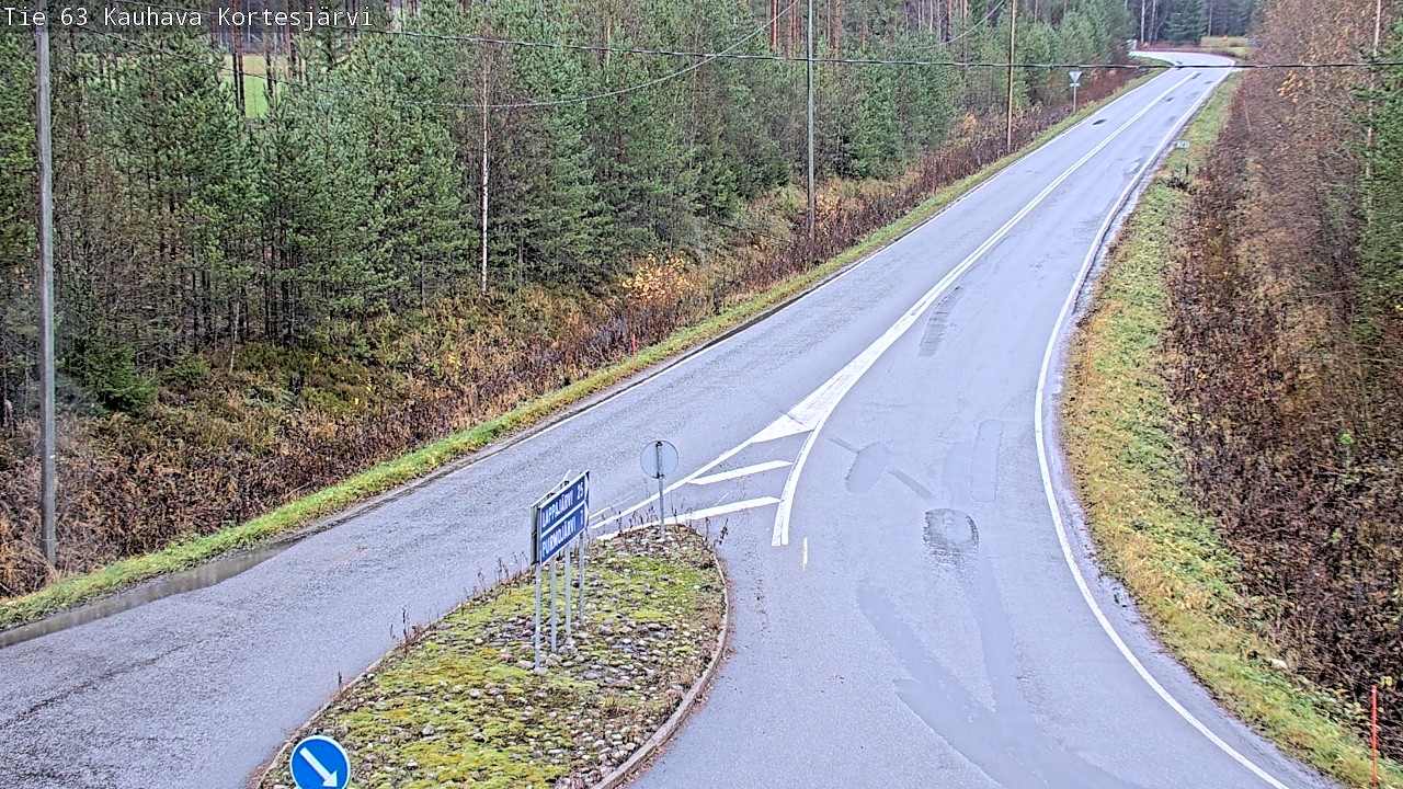Weather Camera Image Road 63 Kauhava Kortesjärvi, Kauhava, Etelä-Pohjanmaa