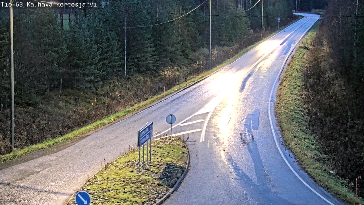 Weather Camera Image Road 63 Kauhava Kortesjärvi, Kauhava, Etelä-Pohjanmaa