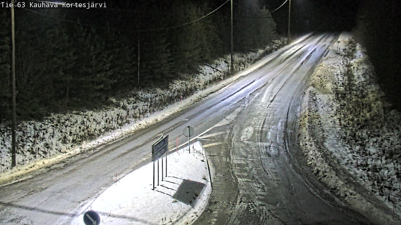 Weather Camera Image Road 63 Kauhava Kortesjärvi, Kauhava, Etelä-Pohjanmaa