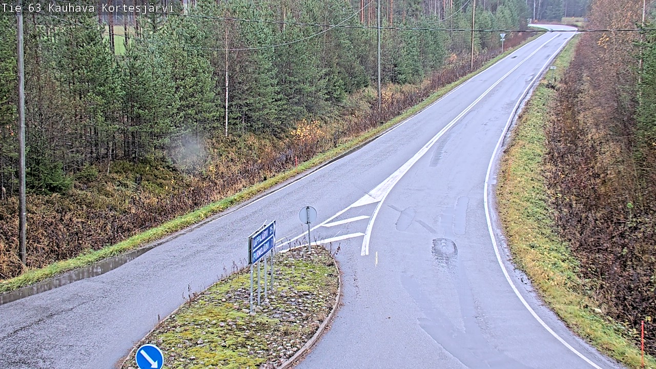 Weather Camera Image Road 63 Kauhava Kortesjärvi, Kauhava, Etelä-Pohjanmaa