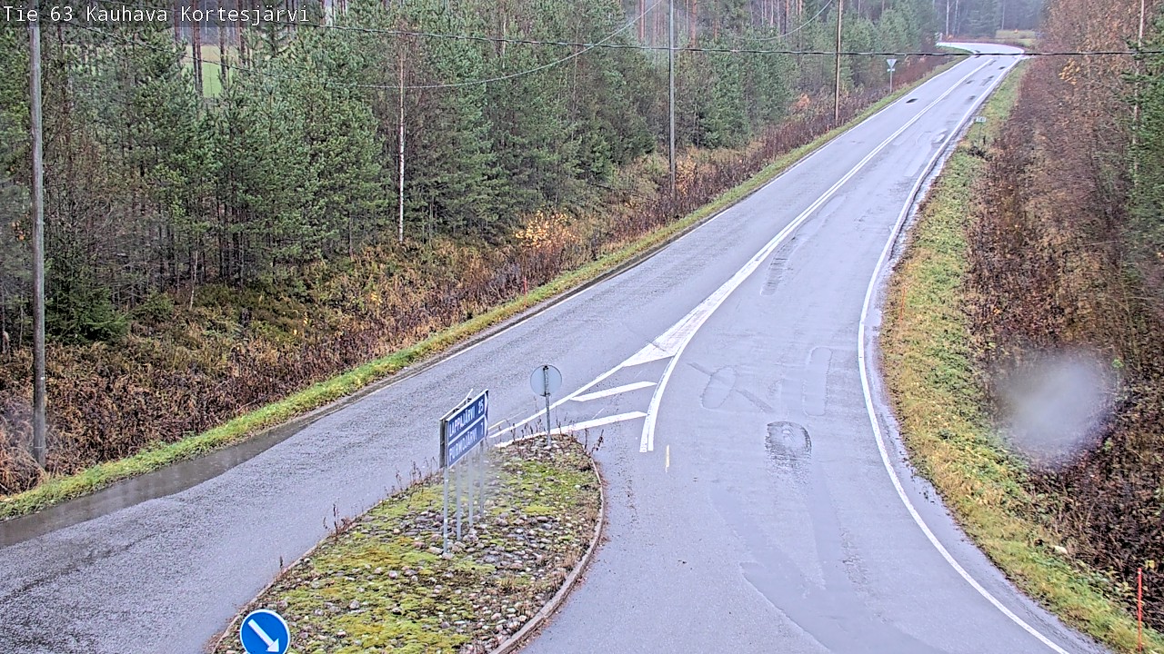 Weather Camera Image Road 63 Kauhava Kortesjärvi, Kauhava, Etelä-Pohjanmaa