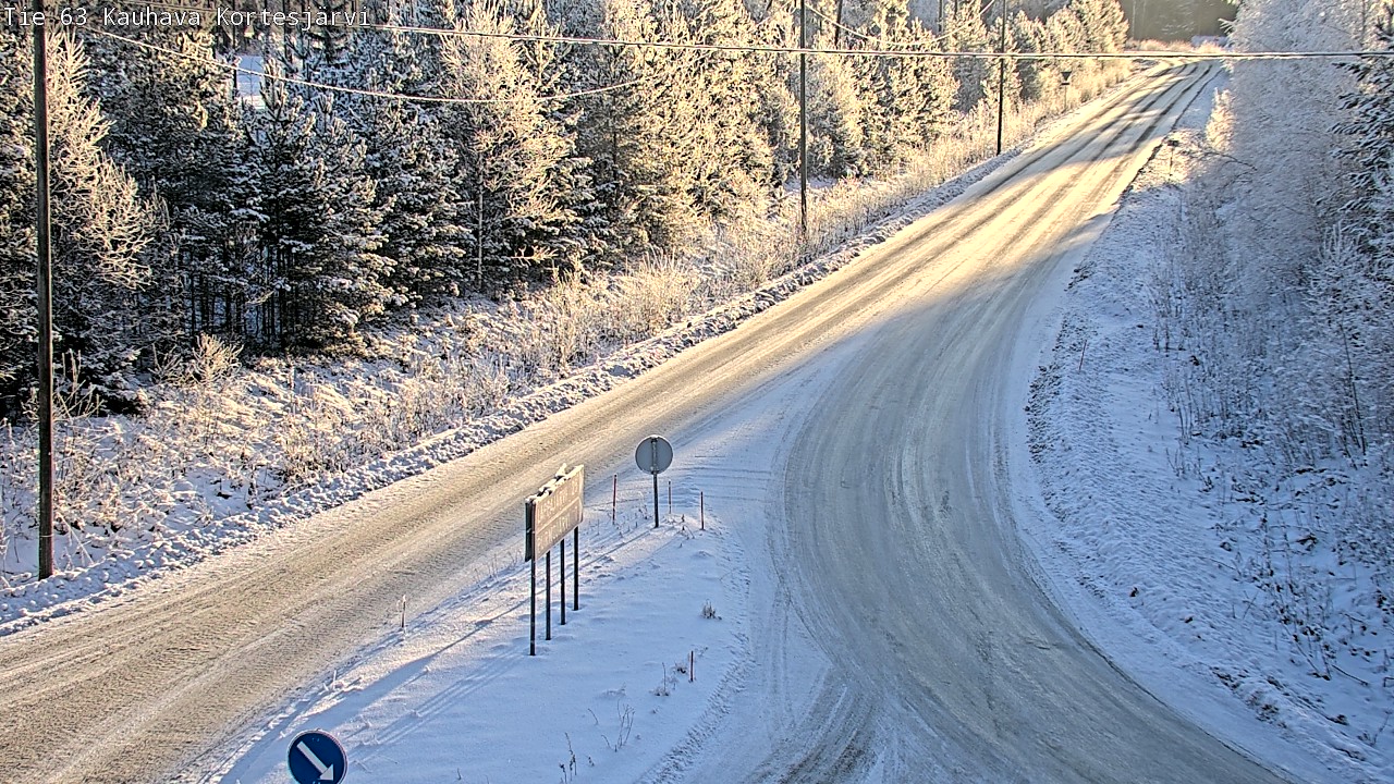 Weather Camera Image Road 63 Kauhava Kortesjärvi, Kauhava, Etelä-Pohjanmaa