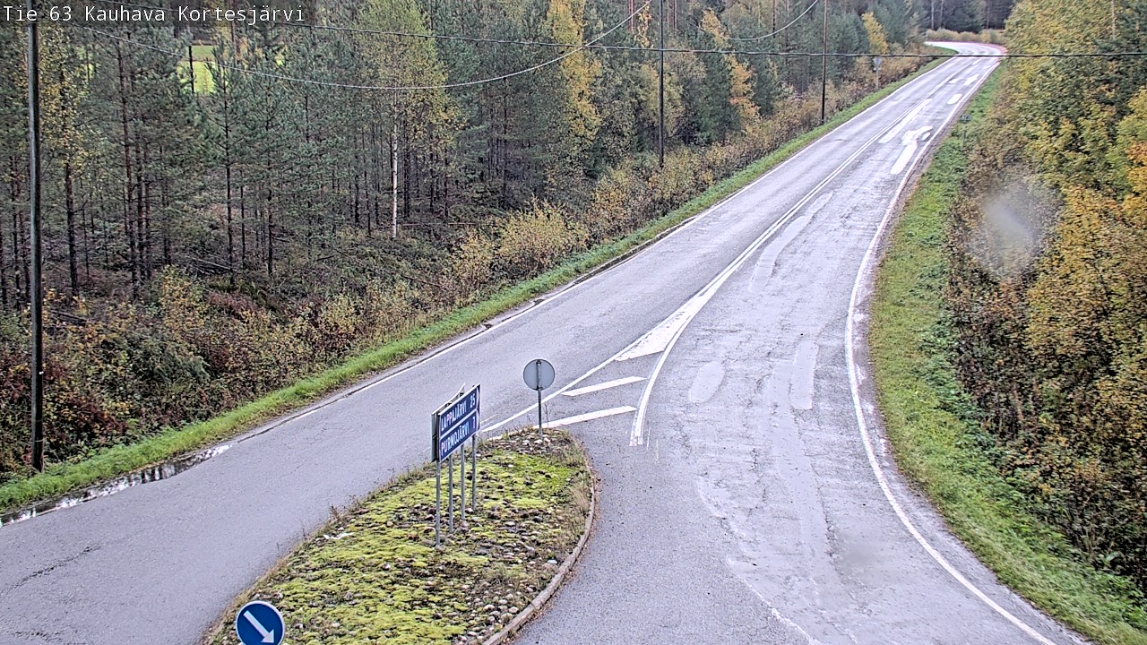 Weather Camera Image Road 63 Kauhava Kortesjärvi, Kauhava, Etelä-Pohjanmaa