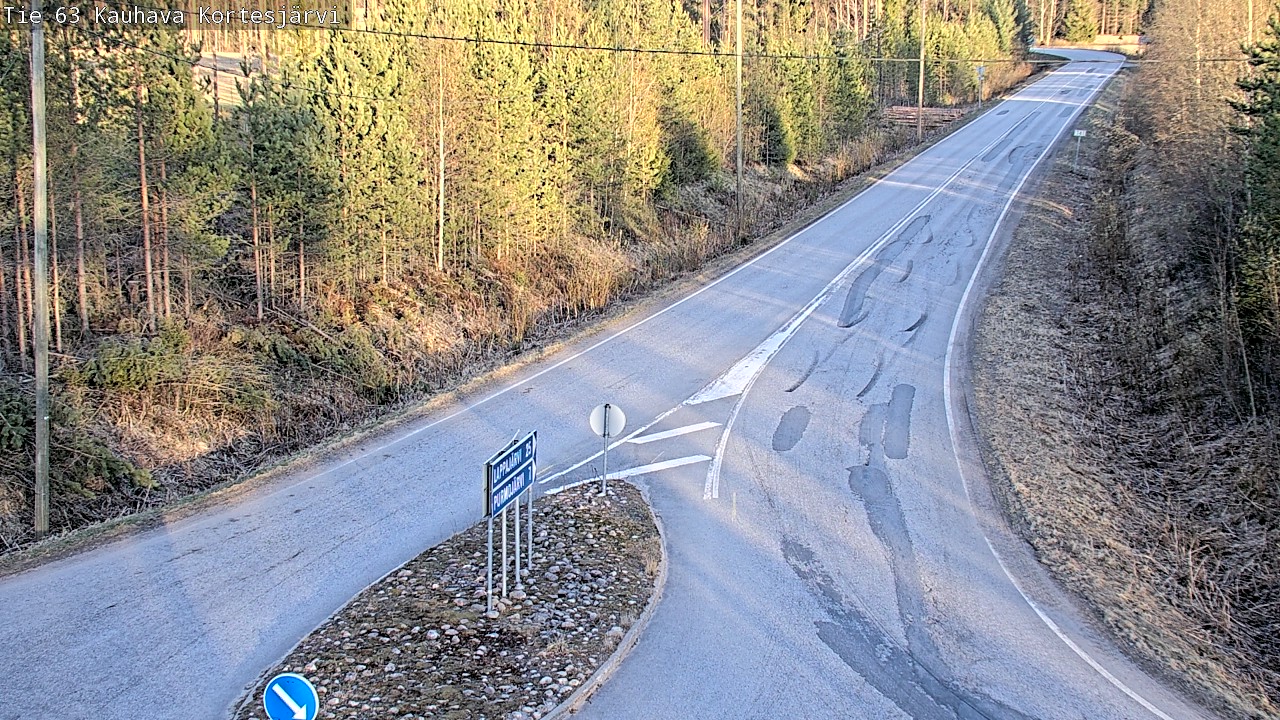Weather Camera Image Road 63 Kauhava Kortesjärvi, Kauhava, Etelä-Pohjanmaa